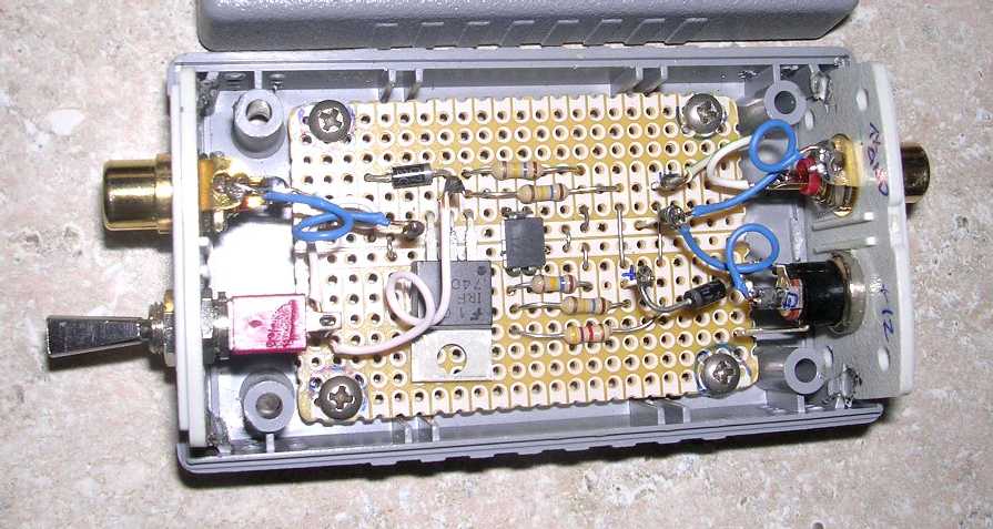 Internal view of interface unit