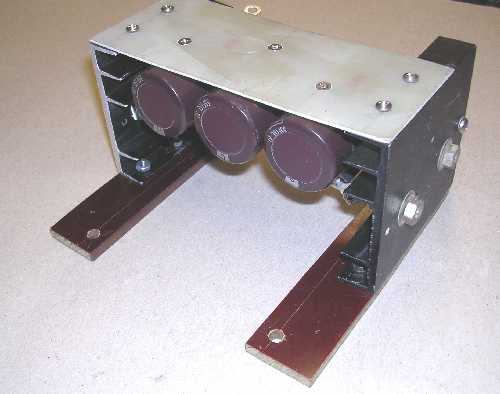 Diodes and filter caps.