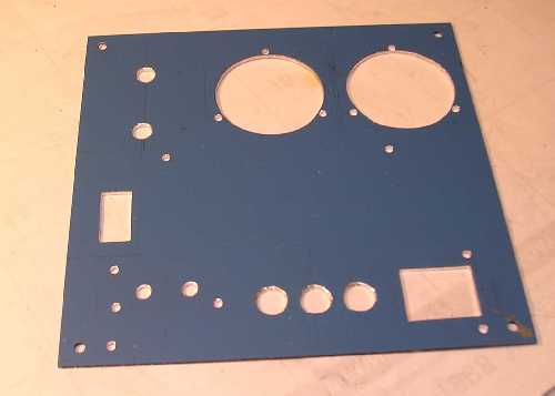 Holes in the front panel.