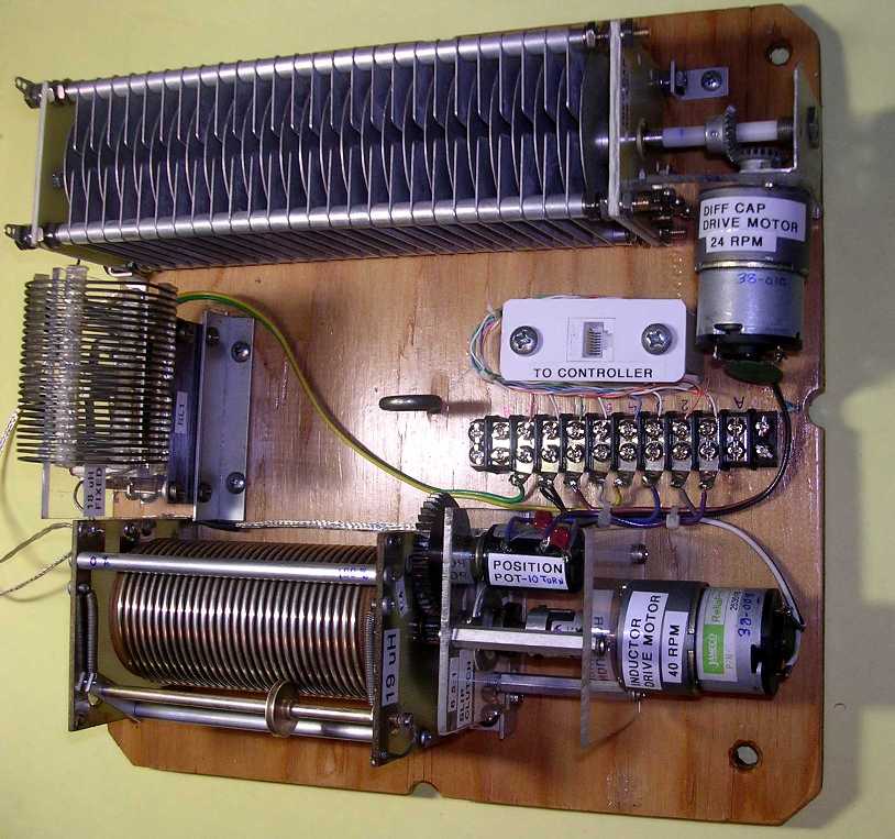 Assemblies mounted to mounting board.