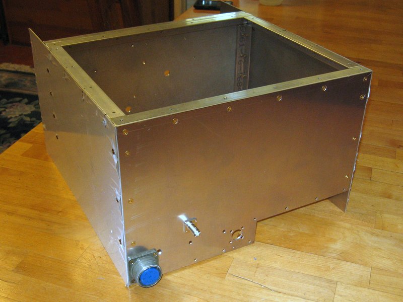 Enclosure back view