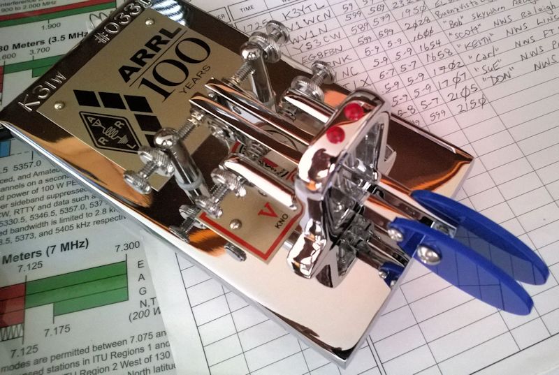 K3IW ARRL 100 Vibroplex