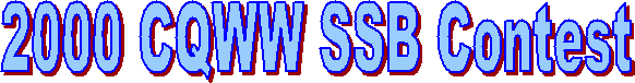 2000 CQWW SSB Contest