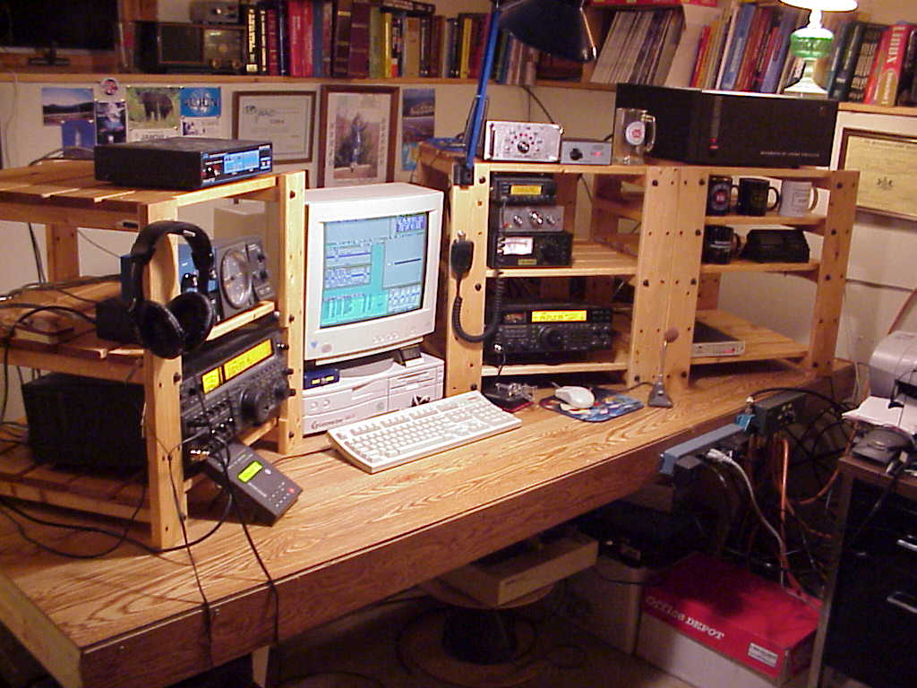 Ham Radio Desk Layout
