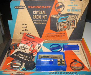 The Remco Crystal Radio kit