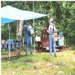 Rob (KD1MF)and Rob (KF4ZXO) begin clean up