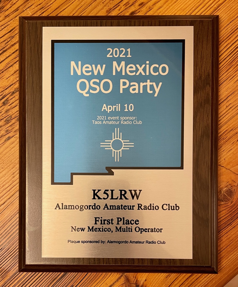 NM QSL PARTY AWARD