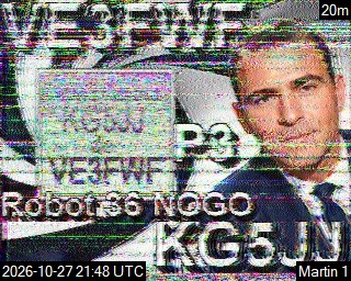 Recent received SSTV image 17