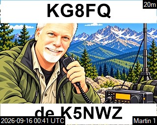Recent transmitted SSTV image 6