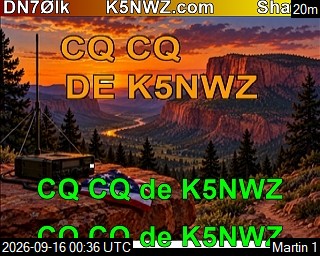 Recent transmitted SSTV image 7