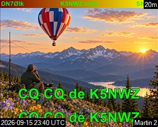Recent transmitted SSTV image 8