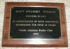Plaque Presented to Matt, WB5OYH