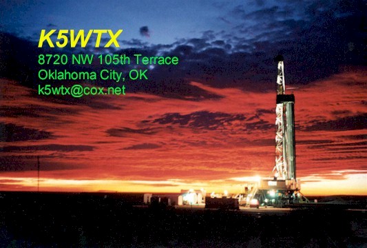 K5WTX QSL Card