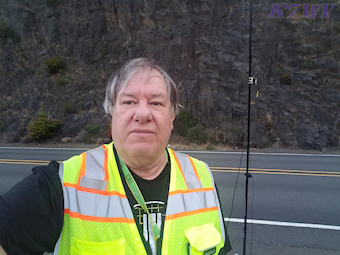 Tom R with antenna spreader