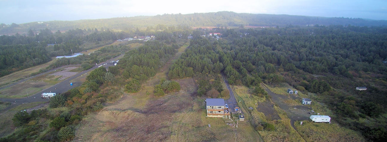 Casa Sea Esta aerial view looking east