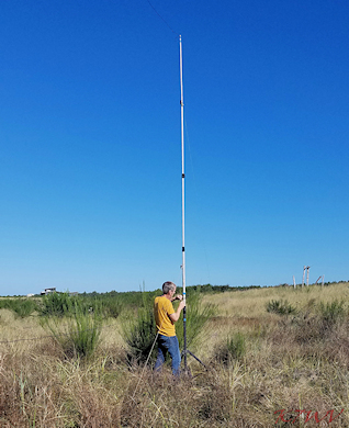 A second flag facing SW was deployed