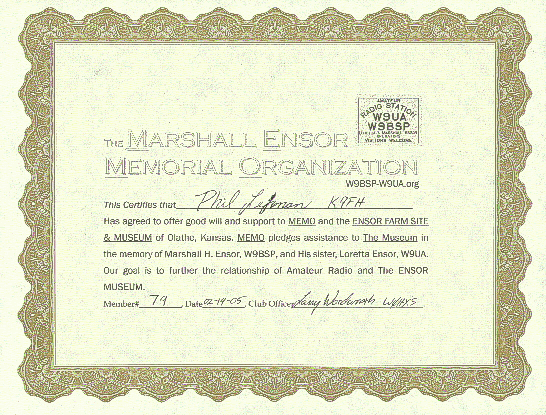 Marshall Ensor Memorial Organization