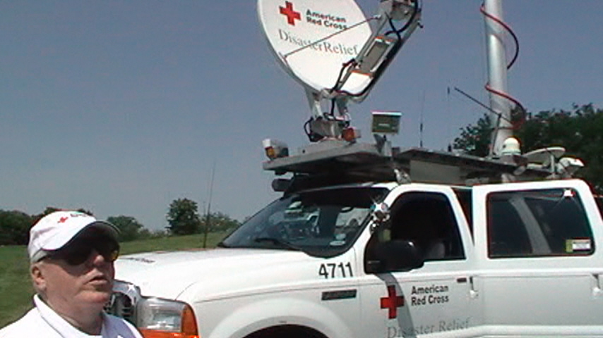 Red Cross truck