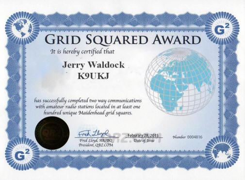 Grid Squared Award (QRZ)