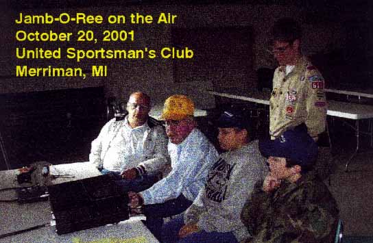 Lee and Skip with scouts