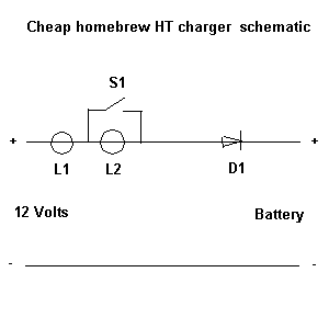 Cheap homebrew HT charger schematic