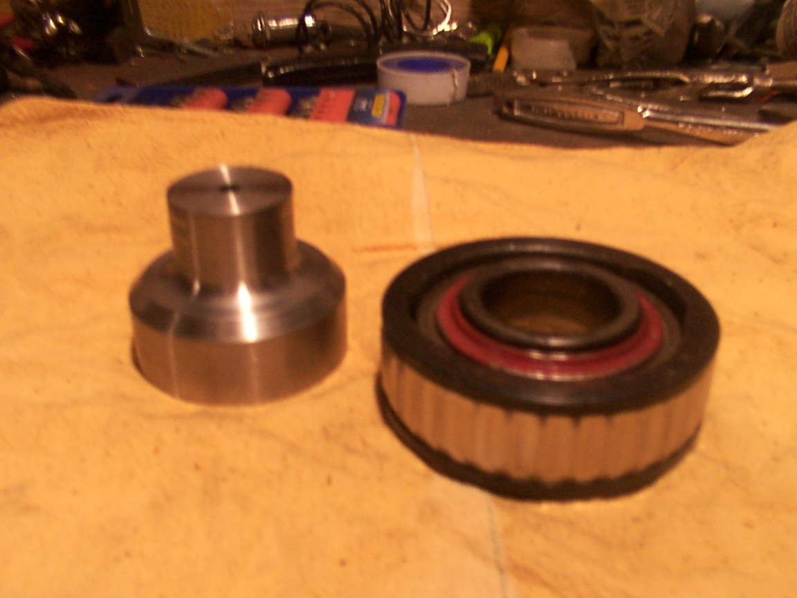 AZ drive bearing & shaft end