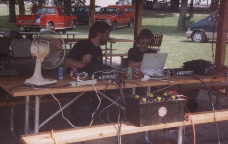 2002 SRRC President & son, PSK31 station