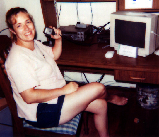 Photo of Amy at Station KB4DPF