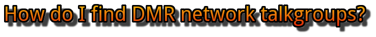 How do I find talk groups