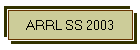 ARRL SS 2003
