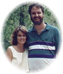 Keith and Dorothy at Slide Rock near Sedona, Arizona.