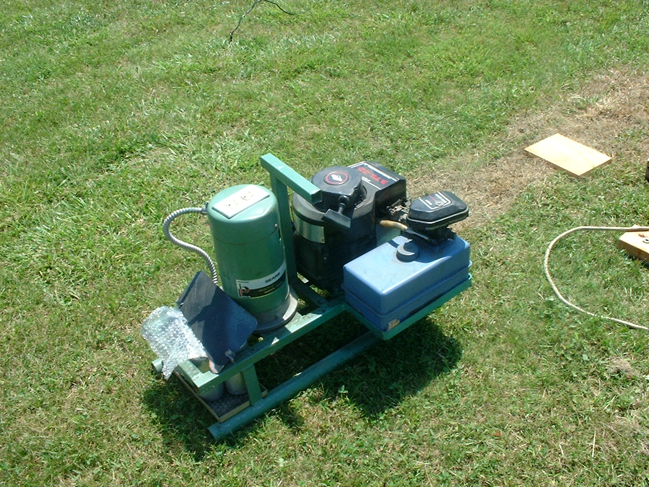 Close up of one of the NS8O homebrew generators