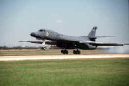 9th BS B1-B lands at Dyess