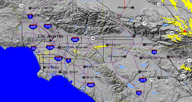 Picture of Onyx Peak line-of-sight coverage