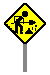 Construction work ahead.