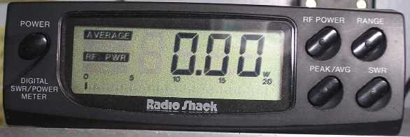 Radio Shack wattmeter
