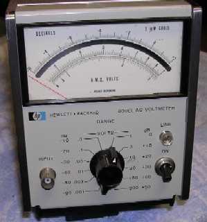 HP 400EL AC Voltmeter