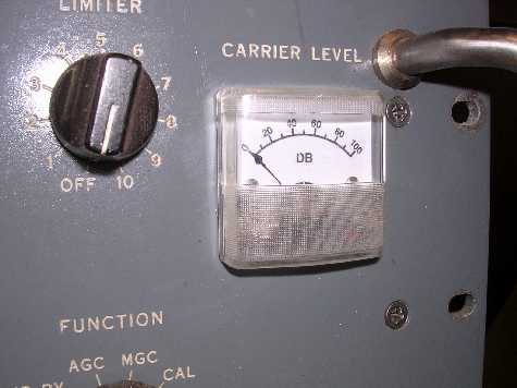 Carrier level meter.