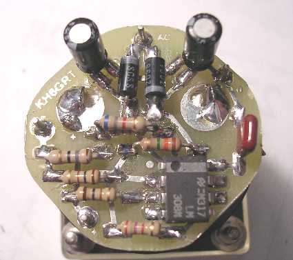 View of printed circuit board.