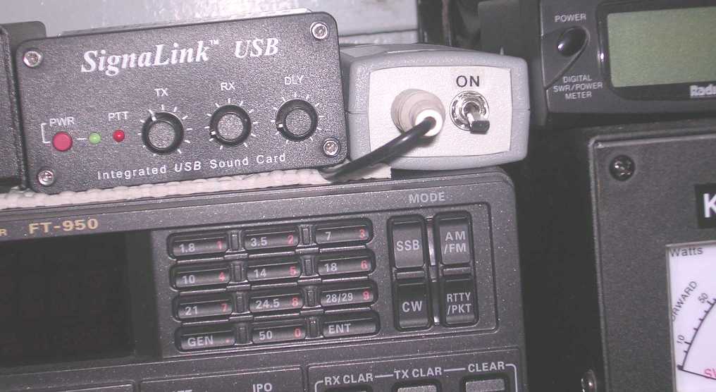 Interface unit on top of FT-950