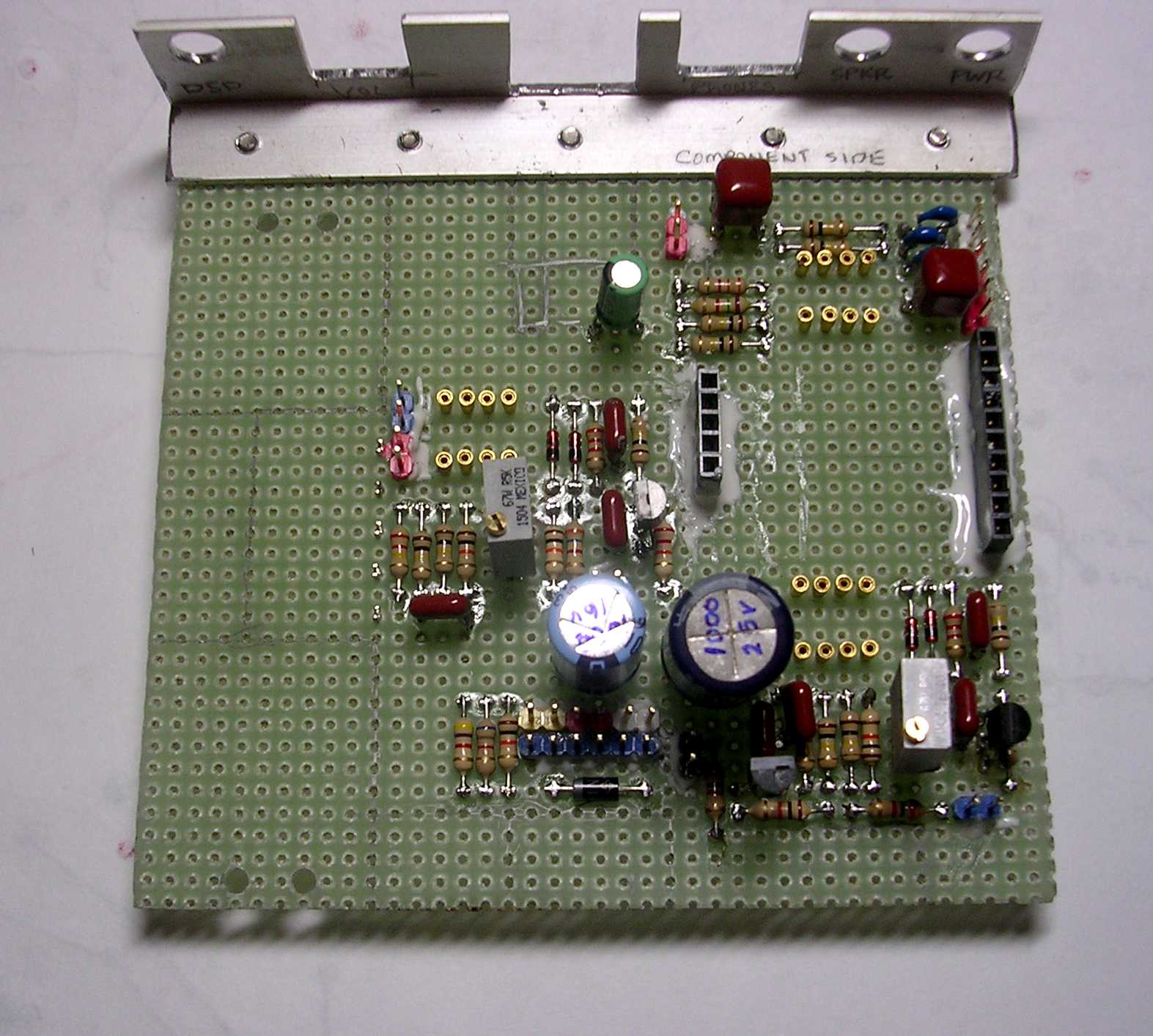 board with components