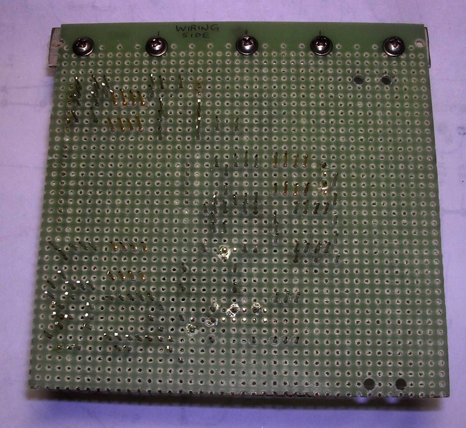 board with vector pins