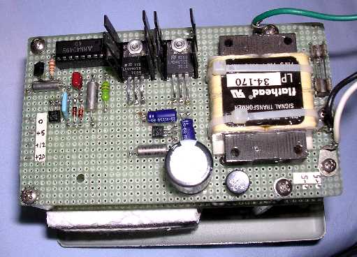 Power supply board.