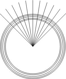 Tick Mark angle lines located.