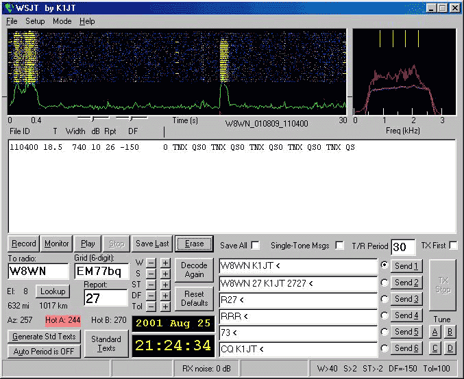 WSJT Ver. 1.0