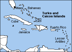 Caribean map