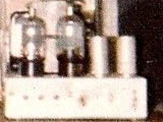 The homebrew plate modulator used a 12AX7 and 12AU7 microphone amplifiers driving a pair of 6DQ6 sweep tubes in push-pull and a center tapped B+ transformer as a modulation transformer.