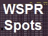 WSPR Spot
                              Reports