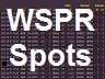 WSPR Spot
                              Reports