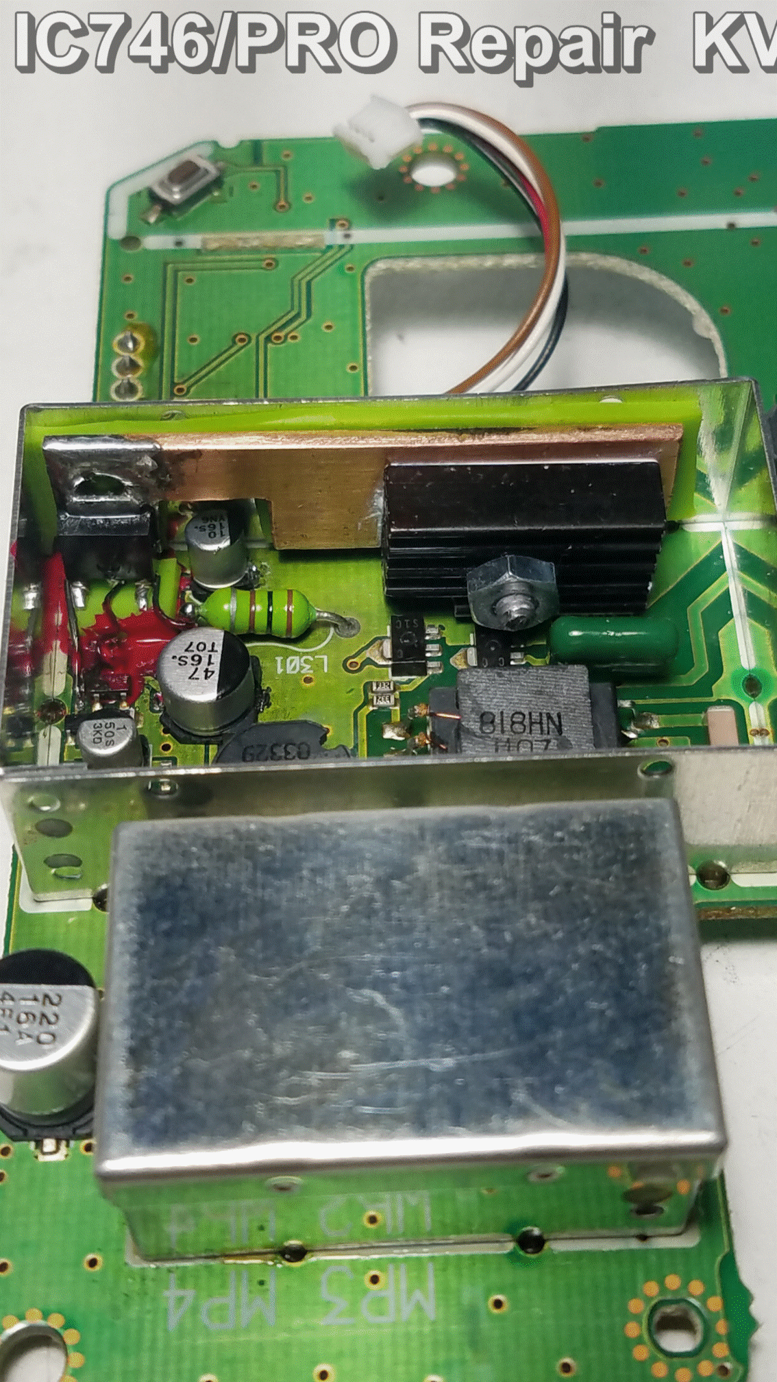 Shield mounted on PCB